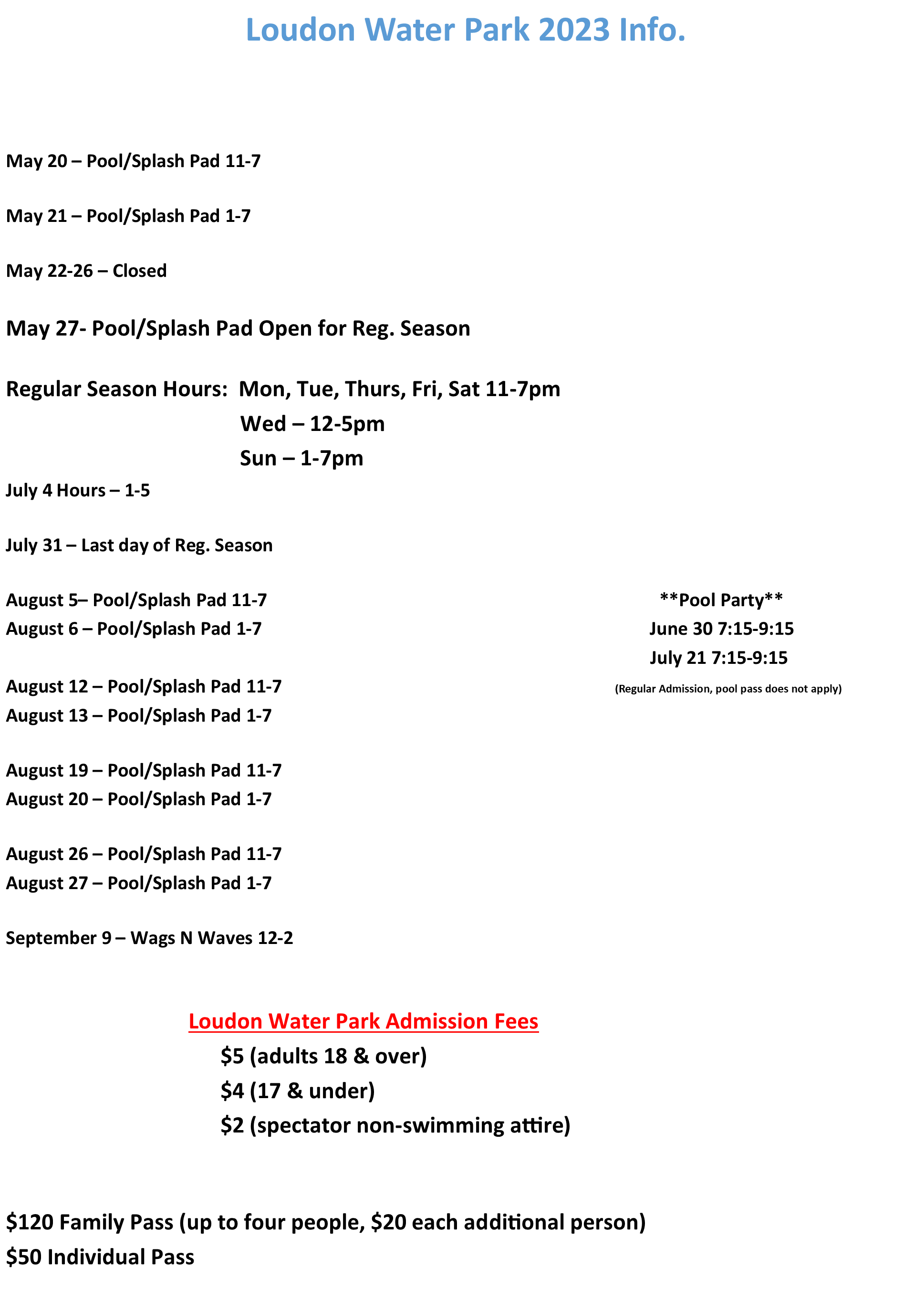 Loudon Tennessee Parks and Recreation Department